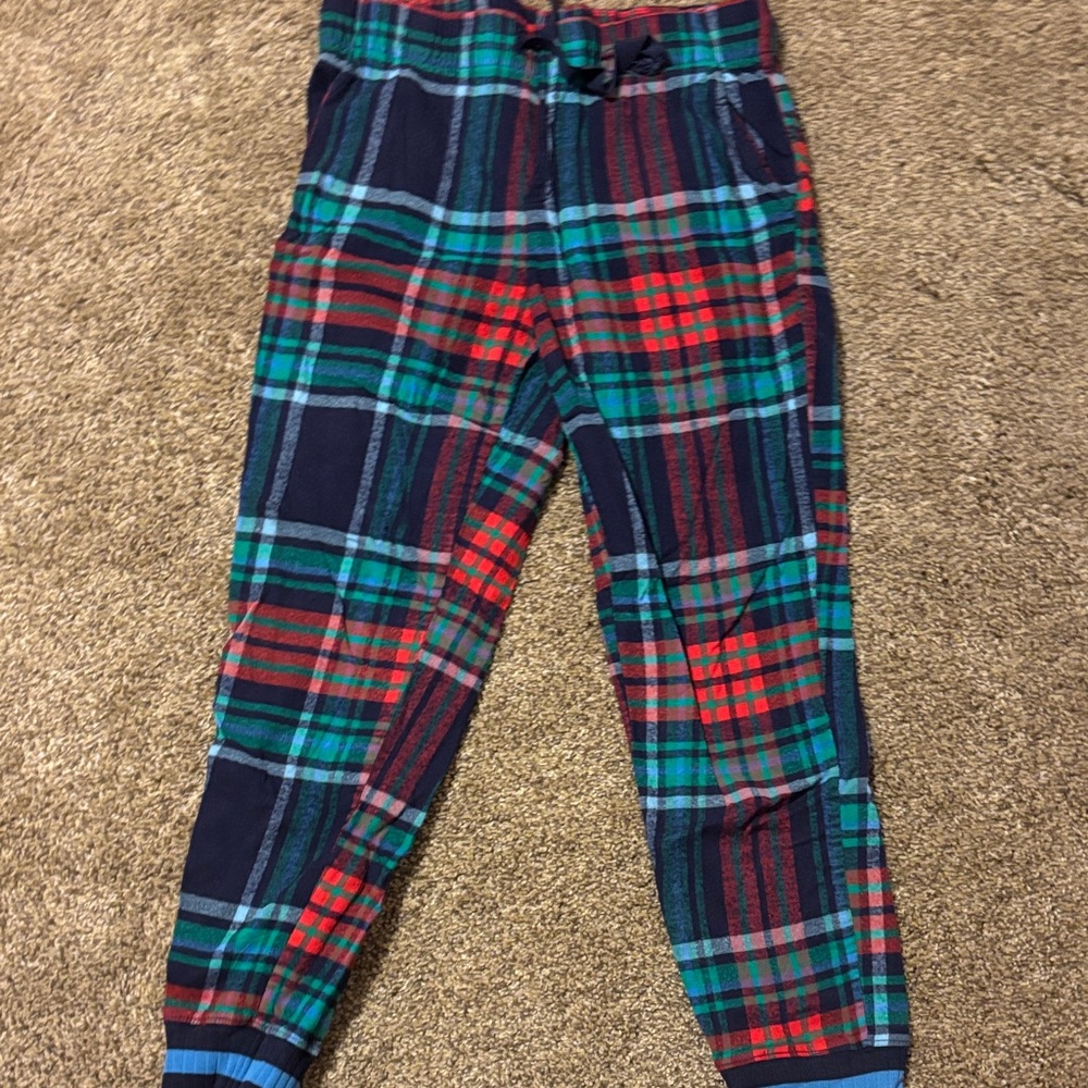 Aerie Plaid Pajama Pants - Red, Green, Blue